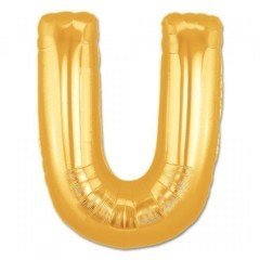 35CM U GOLD FOLYO BALON