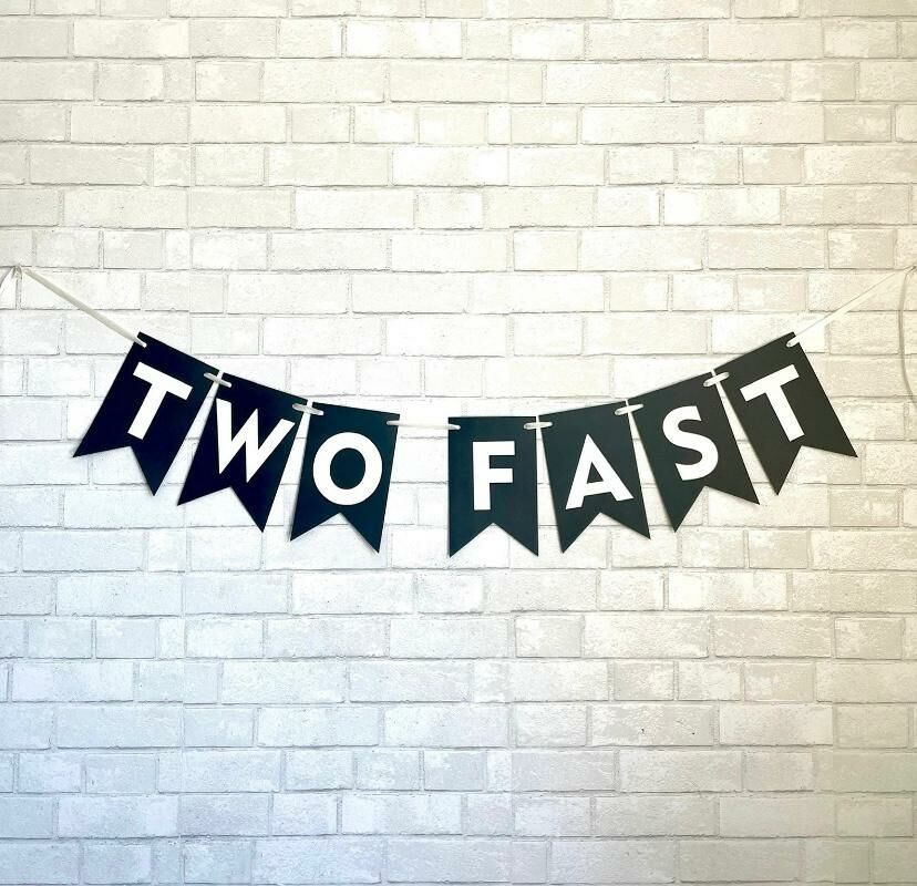 SİYAH TWO FAST BANNER