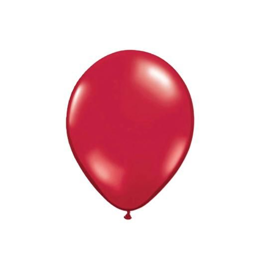 5 İNC MİNİ DEEP RED BALON ( 10 ADET )