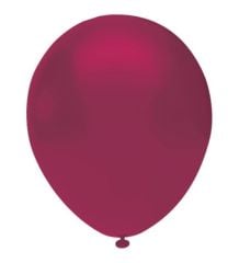 BORDO PASTEL BALON 10 ADET