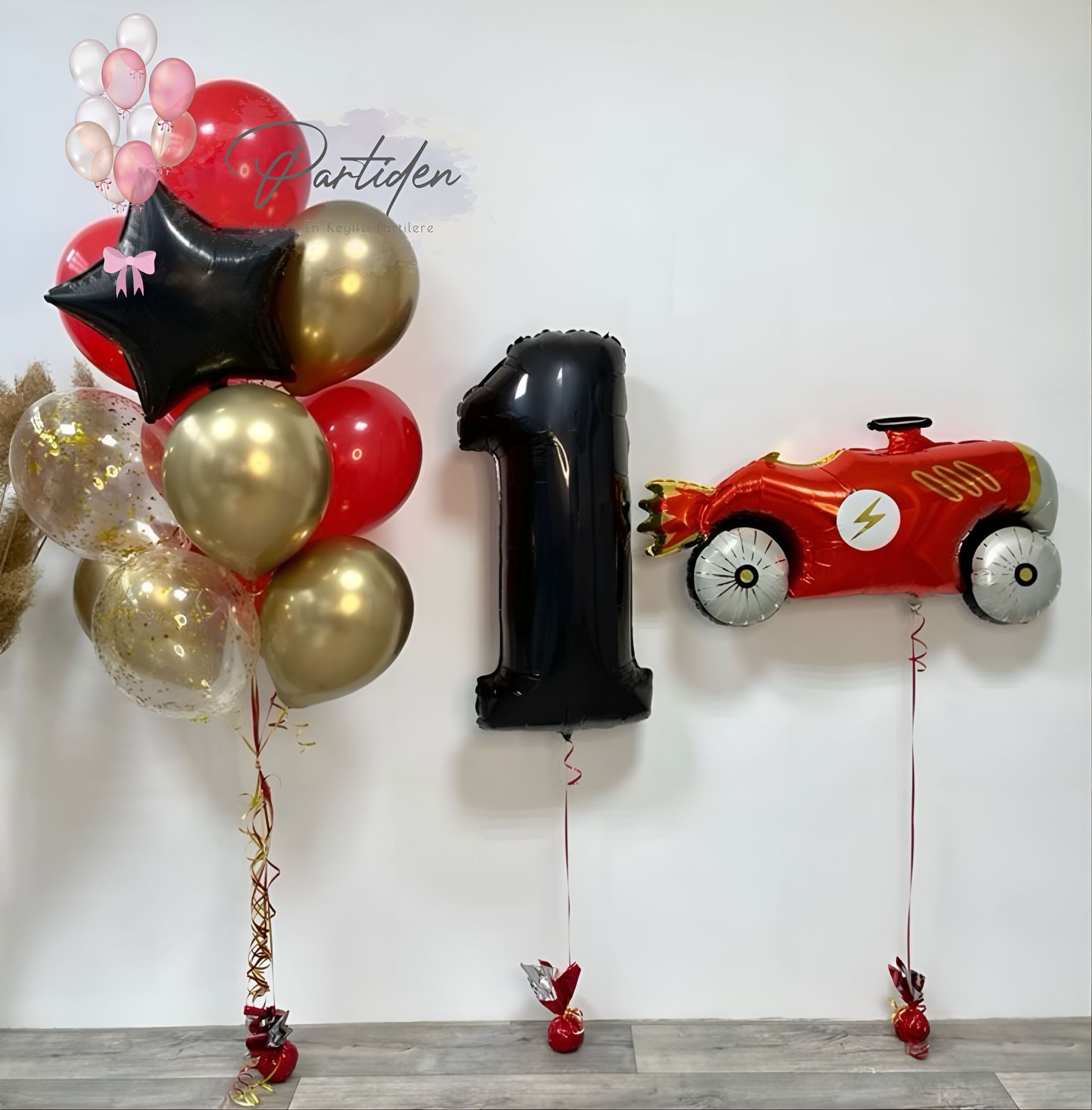 Red Cars Balon Demeti