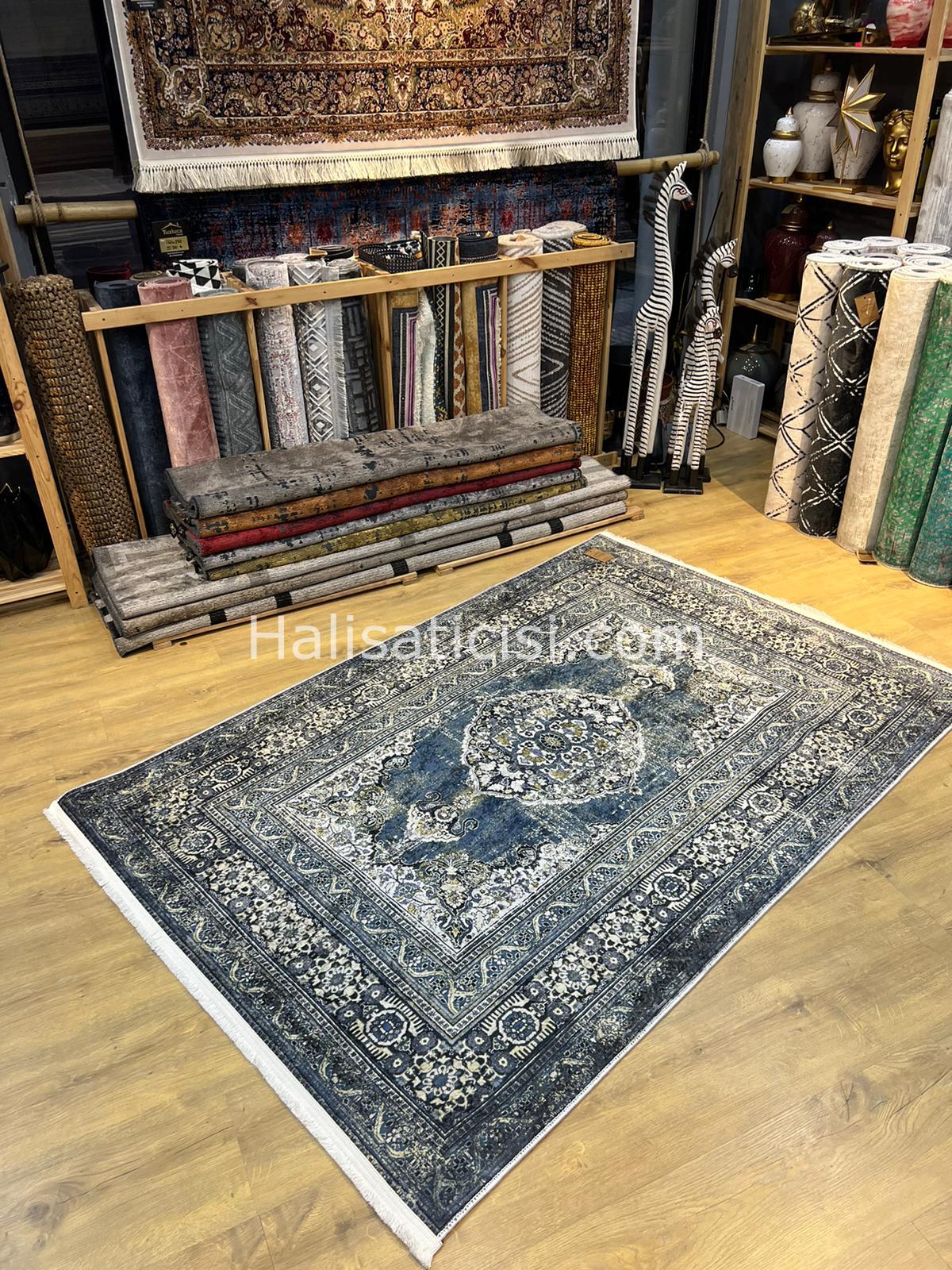 Salerno Çamaşır Makinesinde Yıkanabilir Kilim Halı HS1031