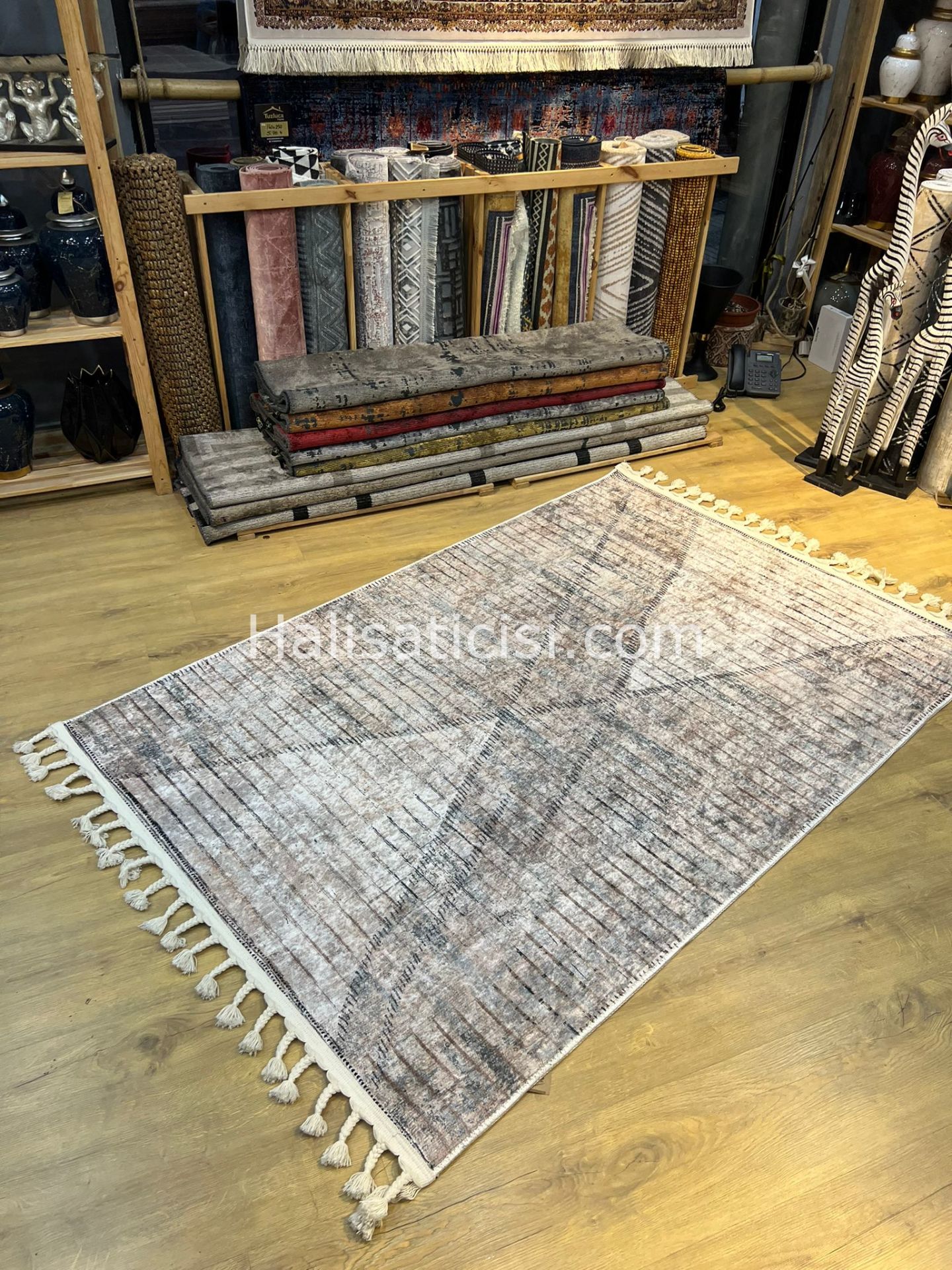 Salerno Çamaşır Makinesinde Yıkanabilir Kilim Halı HS1050