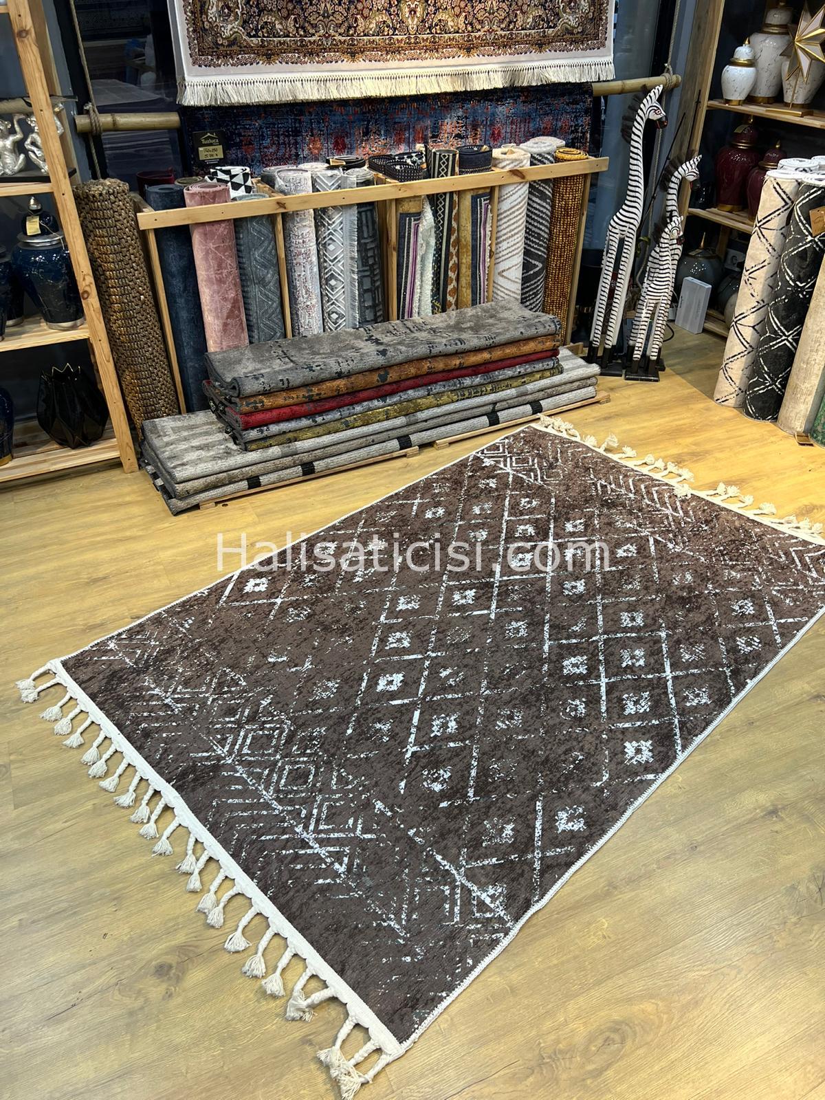 Salerno Çamaşır Makinesinde Yıkanabilir Kilim Halı HS1110