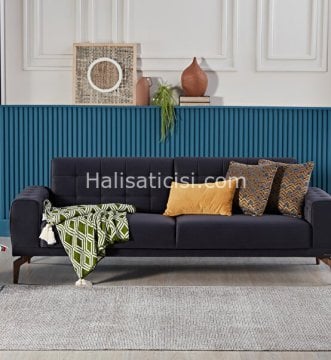 Gümüşsuyu Deco Fashion Özel Ebatlı Kilim 14017 Gri