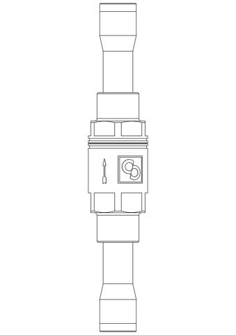 CASTEL CHECK VALF 3 1/8 KAYNAKLI