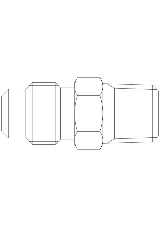 CASTEL SERVİS ÜNYON 1/4''- 1/8' 'NPT