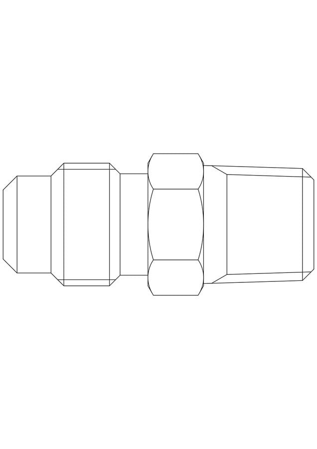 CASTEL KOMPRESÖR ÜNYON 1/4''-1/4'' NPT