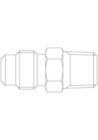 CASTEL KOMPRESÖR ÜNYON 1/4''-1/4'' NPT