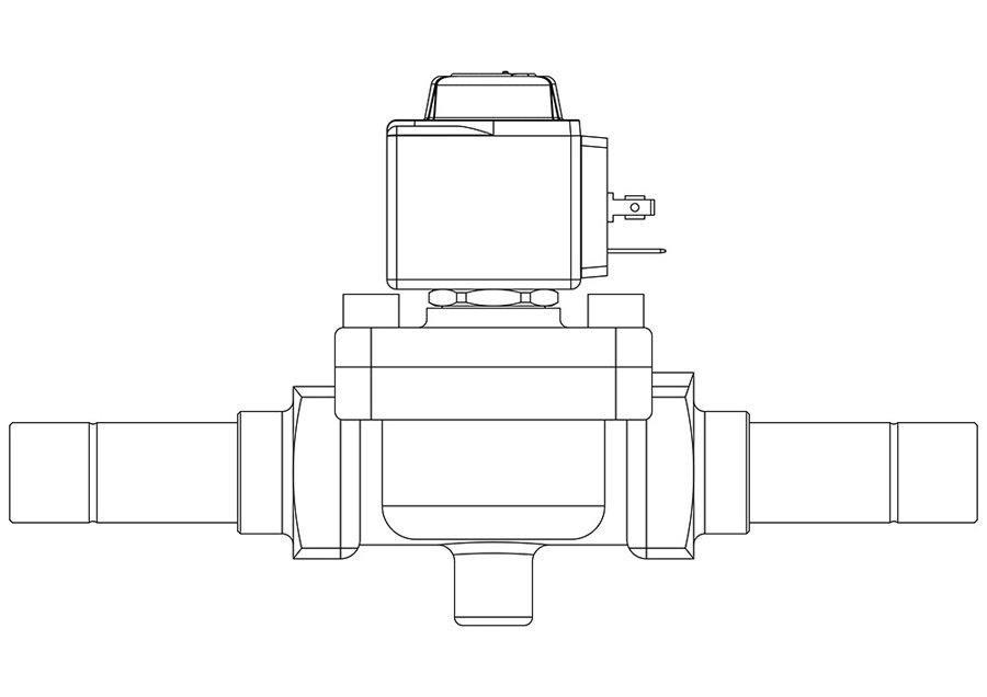 CASTEL SOLENOID VALF 3/4 KAYNAKLI