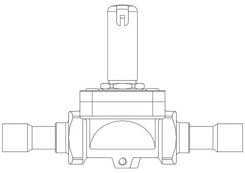 CASTEL SOLENOID VALF 7/8 KAYNAKLI BOBİNSİZ