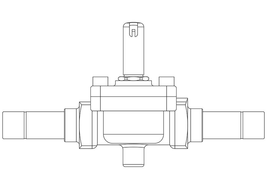 CASTEL SOLENOID VALF 5/8 KAYNAKLI BOBİNSİZ