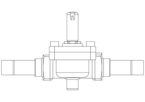 CASTEL SOLENOID VALF 5/8 KAYNAKLI BOBİNSİZ