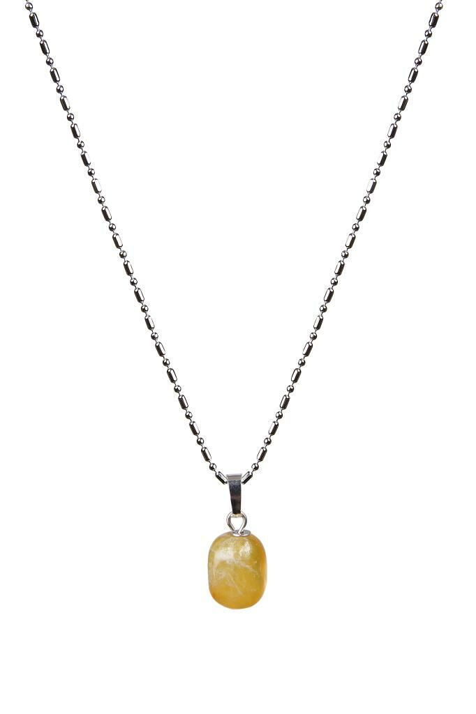 Sarı Opal Doğal Taş Kolye 209060