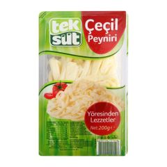 TEKSÜT ÇEÇİL PEYNİR 200 GR