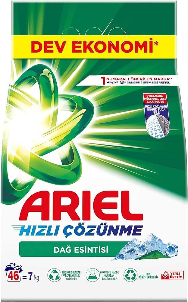 ARİEL 7  KG.DAĞ ESİNTİSİ BEYAZLAR İÇİN