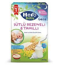 HERO BABY SÜTLÜ 8 TAHILLI REZENELİ 200 GR