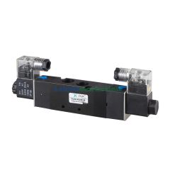 1/4'' Elektrikli 5/2 BÜYÜK GÖVDE Pnömatik Yön Valfi 4V320-08 Çift Bobin Pnomatik Bobin-Bobin Solenoid Valf