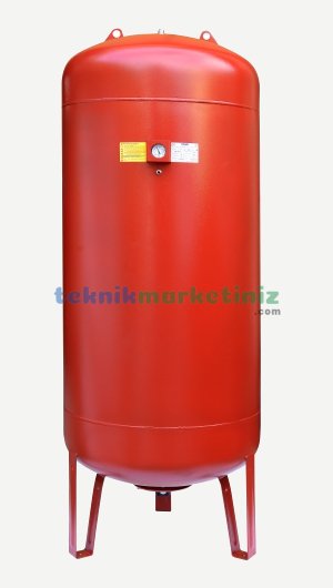 5000 Litre Dikey Tip, Ayaklı, Manometreli Genleşme Tankı, Hidrofor Tankı CRUWA