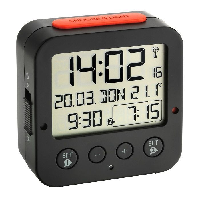 'Bingo' Radyo Kontrollü Alarmlı Saat TFA Dostmann 60.2528.01 TM832.2007.01
