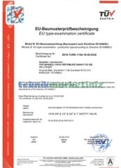 1'' 2 BAR Sabit Basınçlı Mühürlü CE Belgeli Emniyet Ventili YKS-177