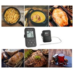 Kablosuz ''Küchen-Chef'' Alarmlı Dijital Barbekü, Et, Fırın, Mangal Termometresi TFA Dostmann 14.1504 TM832.1057