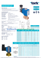 1/4'' Normalde Kapalı Genel Maksat Solenoid Vana S1010.01.060 (0 - 5 BAR) Direkt Çekmeli, (6mm Orifis)