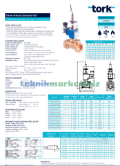 3/4'' KCV Normalde Kapalı Kontak Çıkışlı Solenoid Vana KCV.04 (0,5 - 6 BAR), (17mm Orifis)