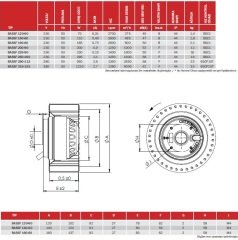 BASSF 120-60 Dıştan Rotorlu Radyal Soğutma Fanı