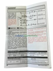 Ø100mm 0/25 Bar Alttan Bağlantılı ÇİFT Elektrik Kontaklı Hassas Manometre, Basınç Ölçer IP65 Kurutip G1/2'' CL1,0 PAKKENS