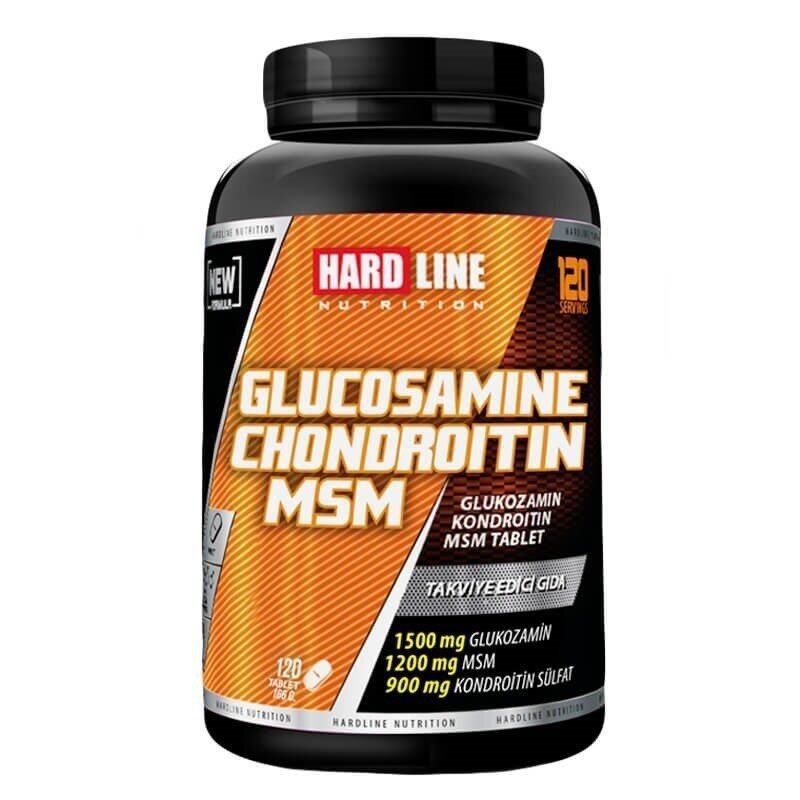 Hardline Glucosamine Chondroitin Msm 120 Tablet