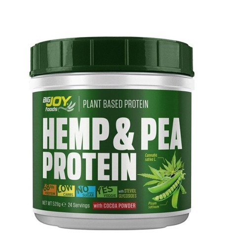 Bigjoy Hemp & Pea Plant Based Protein 528 Gr