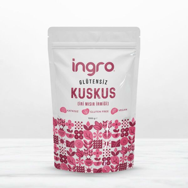 İngro Glutensiz Kuskus (İri Mısır İrmiği) 1000 g