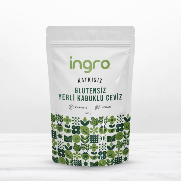 İngro Glutensiz Yerli Kabuklu Ceviz 500 g