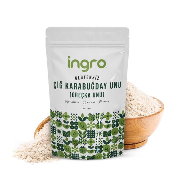 Glutensiz Çiğ Karabuğday Unu ( Greçka Unu ) 450 g