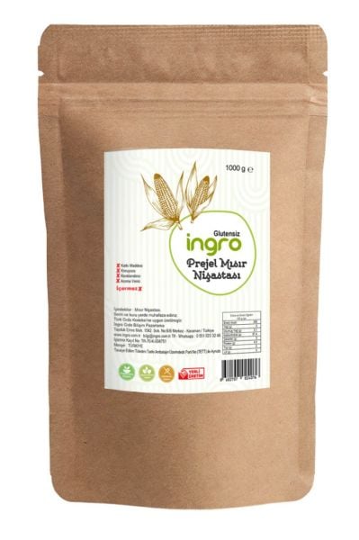 Glutensiz Prejel Mısır Nişastası 1000 g