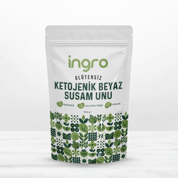 Glutensiz Ketojenik Beyaz Susam Unu 1000 g