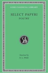 L 360 Select Papyri, Vol III, Poetry