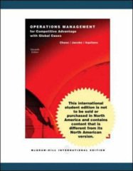 Operations Management For Competitive Adv.