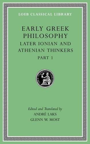 L 529 Early Greek Philosophy, Vol VI