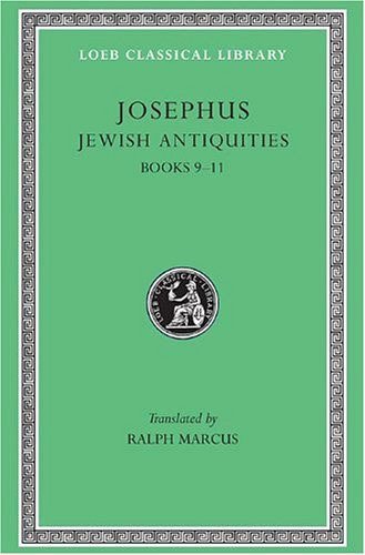 L 326 Vol VIII, Jewish Antiquities, Vol IV, Books 9-11