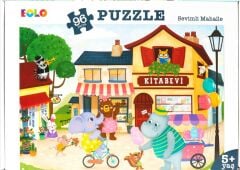 96 Parça Yer Puzzle – Sevimli Mahalle