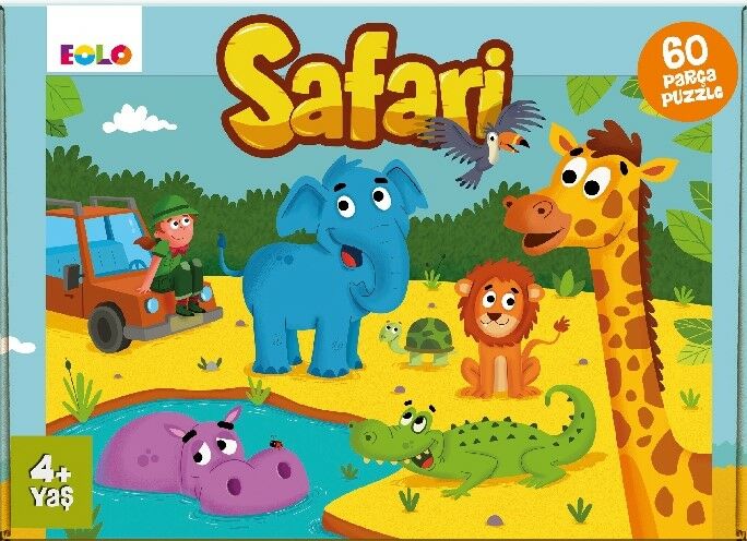 60 Parça Puzzle - Safari