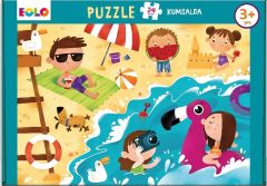 24 Parça Yer Puzzle - Kumsalda