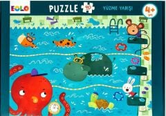 40 Parça Yer Puzzle – Yüzme Yarışı