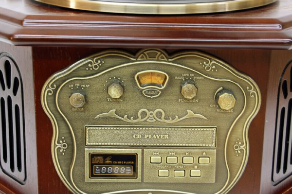 Crownwell Gramofon Sekizgen Elektronik