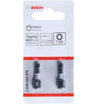 Bosch Impactc Torx Bits Ucu T25x25 Mm 2Li