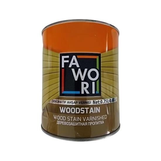 Fawori Wood Stain Ahşap Verniği Sarı Meşe 0.75 Lt.