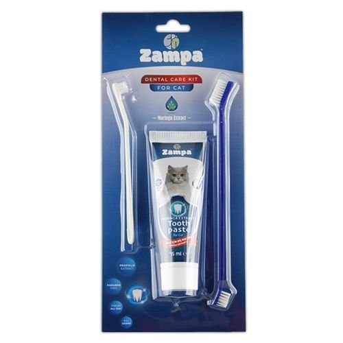 ZAMPA KEDİLER İÇİN DİŞ FIRÇALAMA SETİ, 22CM-70GR