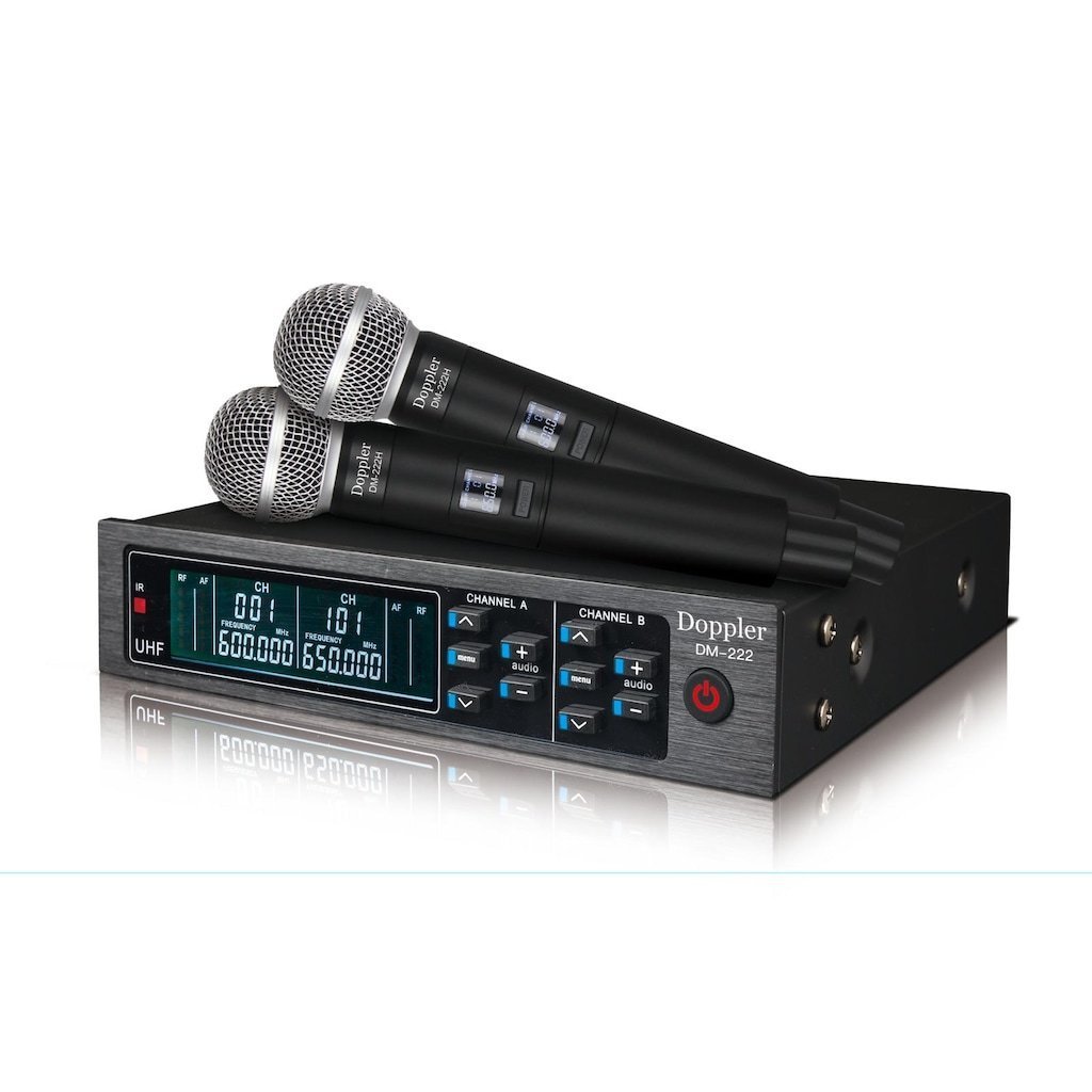 Doppler Dm-222 Çift El+El Kablosuz Mikrofon